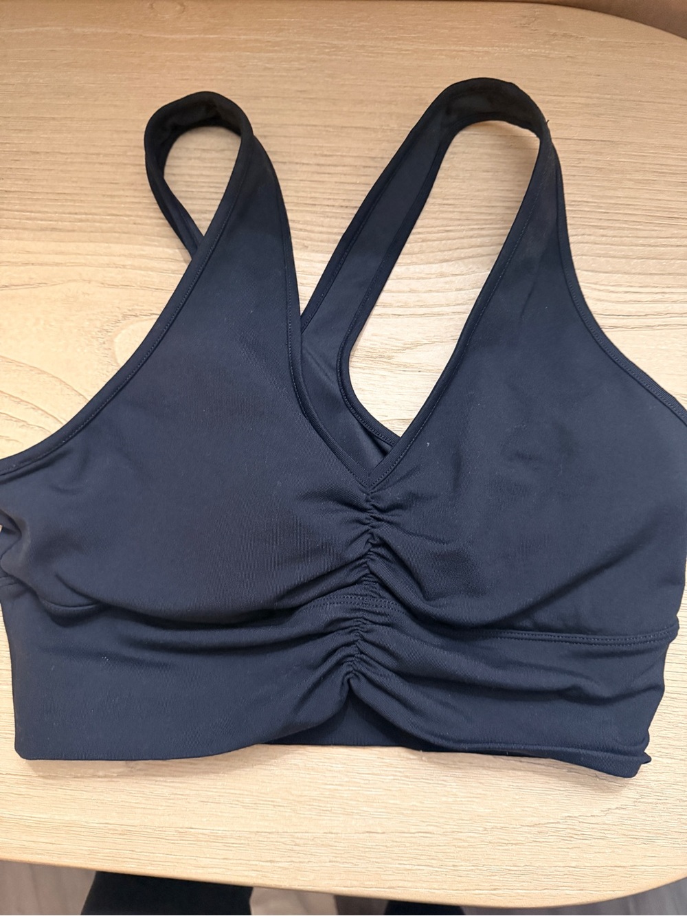 Alo Women's Ruched Front Wild + Free Sports Bra